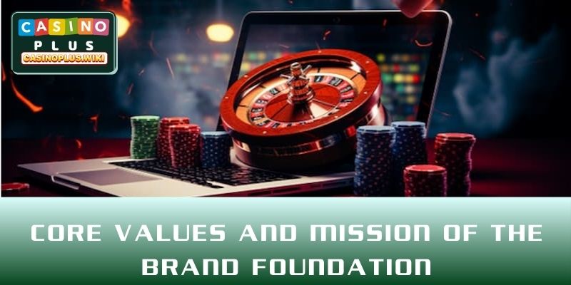 Core values and mission of the brand foundation