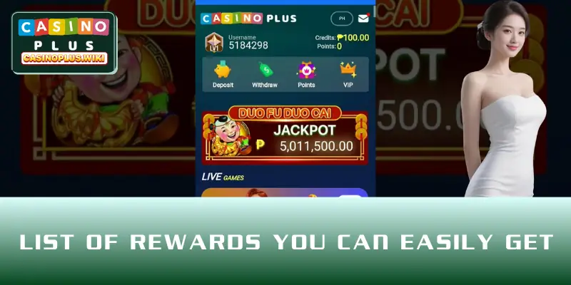 List of rewards you can easily get