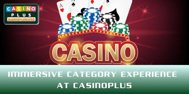Immersive category Experience at CASINO PLUS